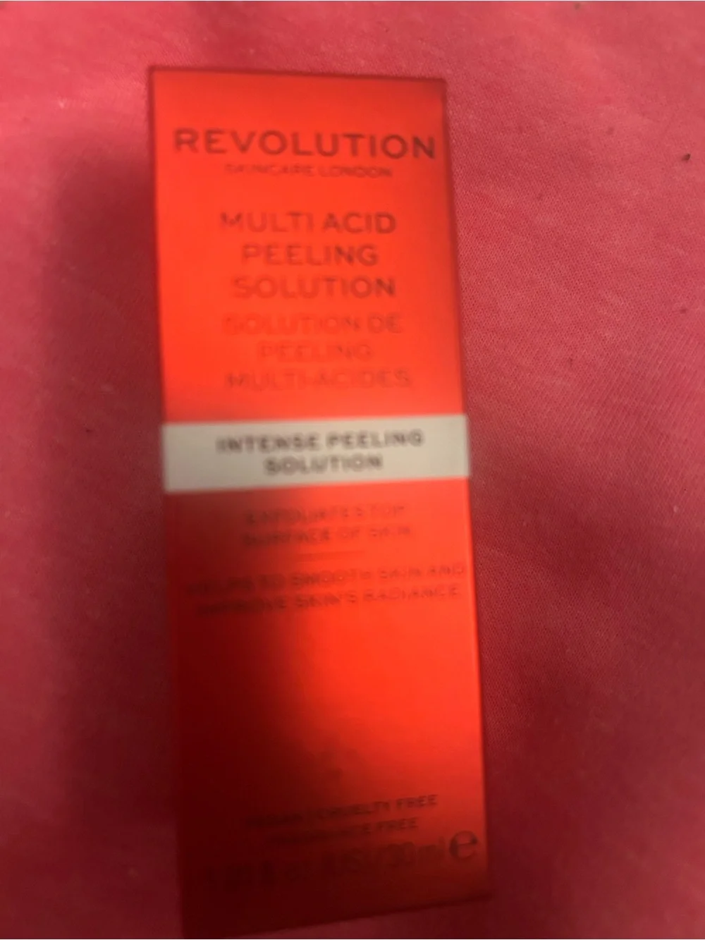Revolution Multi Acid Peeling Solution – Red